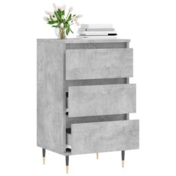 Berkfield Home Sideboard Concrete Grey 40x35x70 cm Engineered Wood - Size: 40 x 35 x 70 cm - thumbnail 4