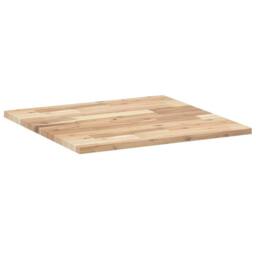 Berkfield Home Table Top Square 60x60x2 cm Solid Wood Acacia in Brown - Size: 60 x 60 x 2 cm - thumbnail 7