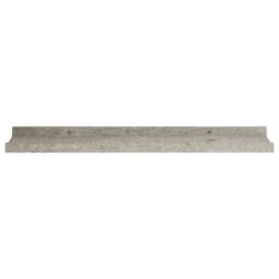 Berkfield Home Wall Shelves 2 pcs Concrete Grey 60x9x3 cm - Size: 60 x 9 x 3 cm - thumbnail 4