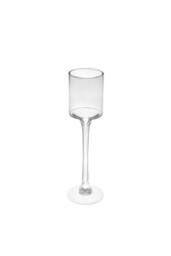 KDMD Clear Tall Stem Candle Holder Glass Vase 40cm - thumbnail 2
