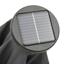 Berkfield Home Parasol with LED Lights Anthracite 200x211 cm Aluminium in Dark Grey - thumbnail 8