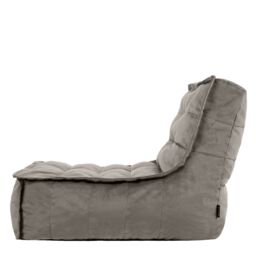 icon Dolce Large Beanbag Lounger, Velvet (4-Pack) in Charcoal - thumbnail 5