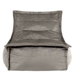 icon Dolce Large Beanbag Lounger, Velvet (4-Pack) in Charcoal - thumbnail 4