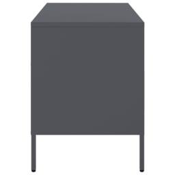 Berkfield Home TV Cabinet Anthracite 68x39x50.5 cm Steel in Dark Grey - thumbnail 7