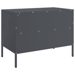 Berkfield Home TV Cabinet Anthracite 68x39x50.5 cm Steel in Dark Grey - thumbnail 8
