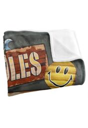 JQ Licensing James Piazza Lake Rules Silky Touch Super Soft Throw Blanket 152 X 127 cm in White - thumbnail 3