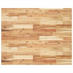 Berkfield Home Desk Top Oil Finished 100x80x4 cm Solid Wood Acacia in Brown - Size: 100 x 80 x 4 cm - thumbnail 1