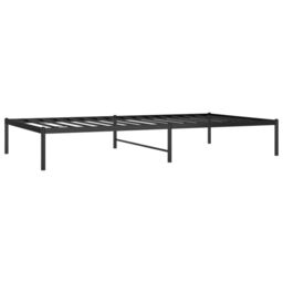 Berkfield Home Metal Bed Frame Black 107x203 cm - thumbnail 4