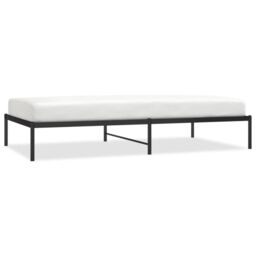 Berkfield Home Metal Bed Frame Black 107x203 cm - thumbnail 2
