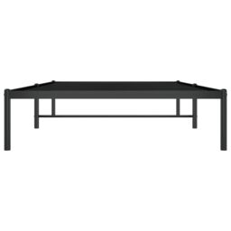 Berkfield Home Metal Bed Frame Black 107x203 cm - thumbnail 5