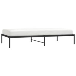 Berkfield Home Metal Bed Frame Black 107x203 cm - thumbnail 3
