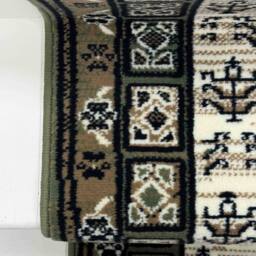 runrug Stair Runner Carpet for Staircases - Soft & Comfy, 9mm - 'Mayan' in Green - Size: 60 cm x 600 cm - thumbnail 2