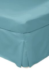 Belledorm Easy Care 200 Thread Count Cotton Polyester Percale Platform Valance in Teal - Size: Single - thumbnail 1