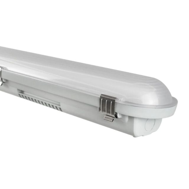 ENER-J 1.5m 50W CCT & Power Selectable LED Batten 120lm/W in White - Size: 15 inches - image 1