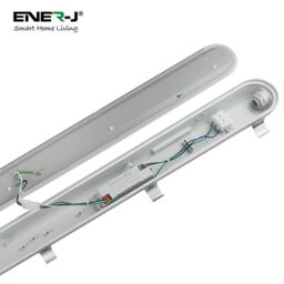 ENER-J 1.5m 50W CCT & Power Selectable LED Batten 120lm/W in White - Size: 15 inches - thumbnail 2