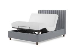 PARADISE BEDS LTD Wellness Lift Electric Adjustable Bed Set in Grey - Size: Single - thumbnail 5