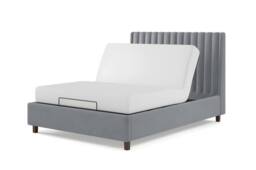 PARADISE BEDS LTD Wellness Lift Electric Adjustable Bed Set in Grey - Size: Single - thumbnail 3