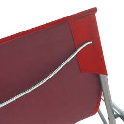 Berkfield Home Folding Beach Chairs 2 pcs Steel & Oxford Fabric Red - thumbnail 7