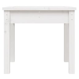 Berkfield Home Garden Bench White 50x44x45 cm Solid Wood Pine - Size: 50 x 44 x 45 cm - thumbnail 4