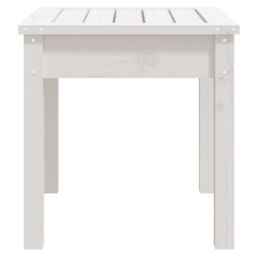 Berkfield Home Garden Bench White 50x44x45 cm Solid Wood Pine - Size: 50 x 44 x 45 cm - thumbnail 5