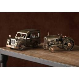 Harvey Makin Ornament - Tractor in Bronze - thumbnail 5