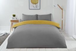 New Edge Blinds Brights Reversible Duvet in Yellow - Size: Single - thumbnail 2
