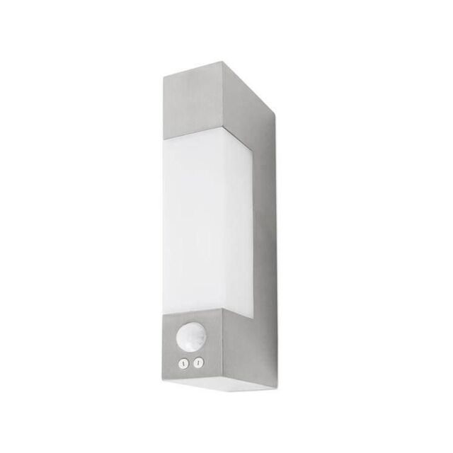 Netlighting Litus LED Outdoor Wall Light Stainless Steel IP44 in Grey - image 1