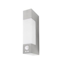 Netlighting Litus LED Outdoor Wall Light Stainless Steel IP44 in Grey - thumbnail 1
