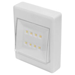 mysmartbuy 2 COB Wireless LED Light with Switch - 200 Lumen Portable Battery Powered Wall Mountable Home Lighting - H11 x W7.5 x D3cm in White - thumbnail 3