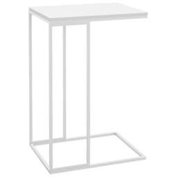 Berkfield Home Side Table White 40x30x59 cm Engineered Wood - Size: 40 x 30 x 59 cm - thumbnail 2