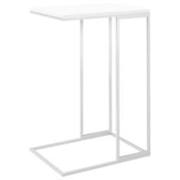 Berkfield Home Side Table White 40x30x59 cm Engineered Wood - Size: 40 x 30 x 59 cm - thumbnail 5