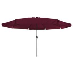 Berkfield Home Garden Parasol with LED Lights 395x245 cm Bordeaux Red - thumbnail 4