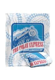 Warner Brothers Polar Express Silky Touch Super Soft Throw Blanket 152x127cm in White - Size: 152x127 cm - thumbnail 2