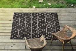 RugsX Floorlux Rug in Black - Size: 80 cm x 150 cm - thumbnail 4