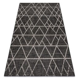 RugsX Floorlux Rug in Black - Size: 80 cm x 150 cm - thumbnail 1