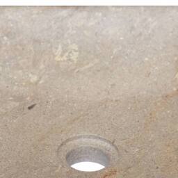 Berkfield Home Sink Grey 40x40x10 cm Marble - Size: 40 x 40 x 10 cm - thumbnail 5