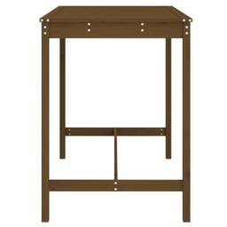 Berkfield Home Garden Table Honey Brown 121x82.5x110 cm Solid Wood Pine - thumbnail 5