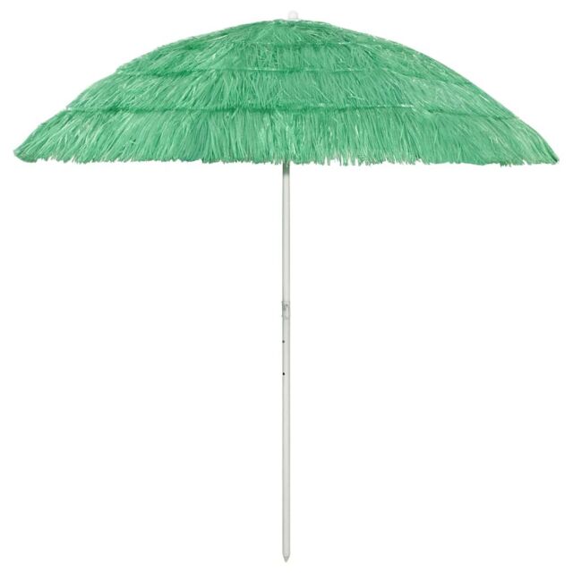 Berkfield Home Hawaii Beach Umbrella Green 240 cm - image 1