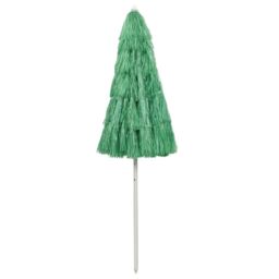 Berkfield Home Hawaii Beach Umbrella Green 240 cm - thumbnail 2