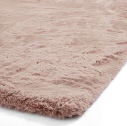 The Rug Shop UK Modern Shaggy Anti-Shed Easy To Clean Area Rug in Pink - Size: 150 cm x 230 cm - thumbnail 6