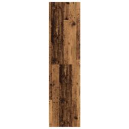 Berkfield Home Wardrobe Old Wood 100x50x200 cm Engineered Wood in Brown - Size: 100 x 50 x 200 cm - thumbnail 5