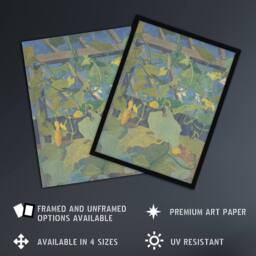 "Artery8 Greenhouse Ornamental Gourds Vintage Wall Art Print van Hoytema in Green - Size: W18"" x H24""" - thumbnail 2