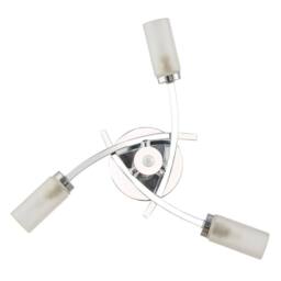 Happy Homewares Modern Sensor Bathroom Ceiling Light Fixture with Multi Functions in Silver - thumbnail 5