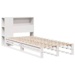 Berkfield Home Decorative Bookcase Bed without Mattress White 75x190 cm Small Si - Size: Small Single - thumbnail 1