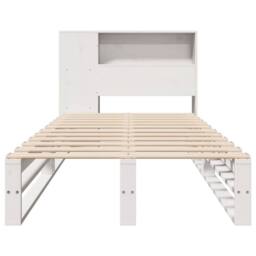 Berkfield Home Decorative Bookcase Bed without Mattress White 75x190 cm Small Si - Size: Small Single - thumbnail 4