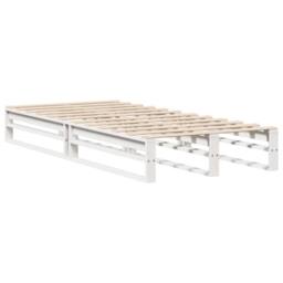 Berkfield Home Decorative Bookcase Bed without Mattress White 75x190 cm Small Si - Size: Small Single - thumbnail 5
