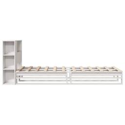 Berkfield Home Decorative Bookcase Bed without Mattress White 75x190 cm Small Si - Size: Small Single - thumbnail 7