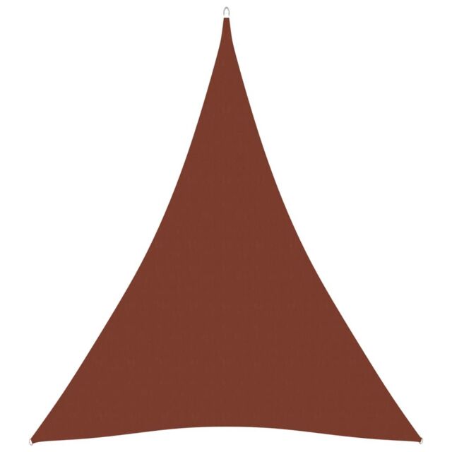 Berkfield Home Sunshade Sail Oxford Fabric Triangular 4x5x5 m Terracotta in Brown - image 1