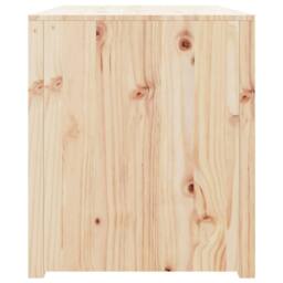 Berkfield Home Outdoor Kitchen Cabinet 106x55x64 cm Solid Wood Pine in Natural - Size: 106 x 55 x 64 cm - thumbnail 5