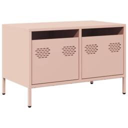 Berkfield Home TV Cabinet Pink 68x39x43.5 cm Cold-rolled Steel - thumbnail 1